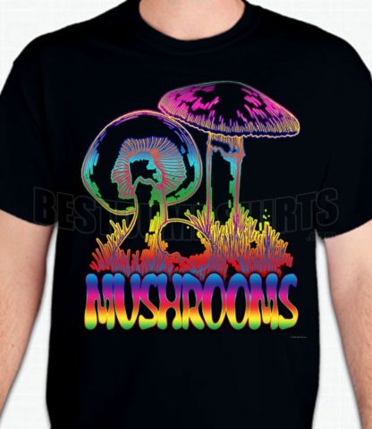 Trippy Mushrooms T-Shirt or Sweatshirt